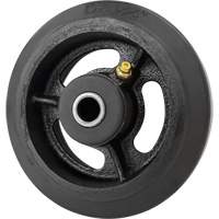 Mold-On Rubber Wheel, 5'' (127 mm) Dia. x 1-1/2" (38 mm) W, 400 lbs. (181 kg.) Capacity Seagulf Marine Industries Inc.