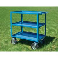 Outdoor Shelf Cart, 3 Tiers, 18" W x 39" H x 33" D, 1200 lbs. Capacity Seagulf Marine Industries Inc.