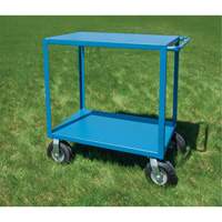 Outdoor Shelf Cart, 2 Tiers, 18" W x 39" H x 33" D, 1200 lbs. Capacity Seagulf Marine Industries Inc.