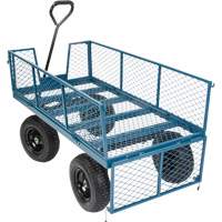 Wagon with Drop Sides, 24" W x 48" L, 800 lbs. Capacity Seagulf Marine Industries Inc.