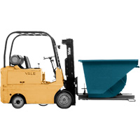 Self-Dumping Hopper, Steel, 3/4 cu.yd., Blue Seagulf Marine Industries Inc.