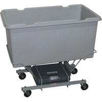 Scale Carts, Polyethylene, 33" L x 19" W x 29" H, 5 cu. Ft. Volume, 250 lbs. Capacity Seagulf Marine Industries Inc.