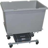 Scale Carts, Polyethylene, 33" L x 23" W x 33" H, 7 cu. ft. Volume, 250 lbs. Capacity Seagulf Marine Industries Inc.