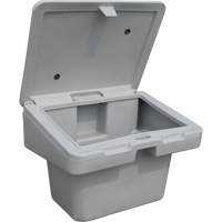 Salt Sand Container SOS, With Hasp, 30" x 24" x 24", 5.5 cu. Ft., Grey Seagulf Marine Industries Inc.