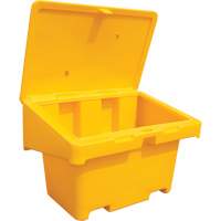 Contenants pour sel & sable SOS, Avec Moraillon, 42" x 29" x 30", 11 pi³, Jaune Seagulf Marine Industries Inc.
