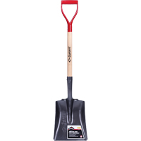 Pro Square Point Shovel, Wood, Tempered Steel Blade, D-Grip Handle, 27-3/4" Long Seagulf Marine Industries Inc.