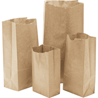 Sacs en papier, Papier, 4-13/16" la x 8-1/2" lo Seagulf Marine Industries Inc.