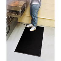 Tapis Comfort-King antistatique, 2' la x 3' lo x 3/8" &eacute;p, Rugueux, Gris Seagulf Marine Industries Inc.
