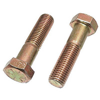 Hex Cap Screw, 3/8" Dia., 4" L, Stainless Steel, Coarse Seagulf Marine Industries Inc.