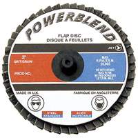 Disque &agrave; lamelles &agrave; rouler POWERBLEND, 2" x Type R, Grain Z120, Alumine de zirconium Seagulf Marine Industries Inc.
