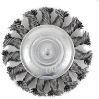 Brosse radiale &agrave; fils nou&eacute;s torsad&eacute;s mont&eacute; sur mandrin EKR275-20, 3", Fils ,02", Tige 1/4" Seagulf Marine Industries Inc.