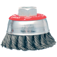 Brosse boisseau &agrave; fils li&eacute;s et nou&eacute;s &agrave; haute performance, 3" dia. x 10mm x 1,25" arbre Seagulf Marine Industries Inc.