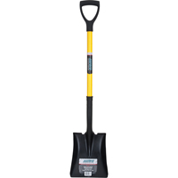 Square Point Shovel, Fibreglass, Tempered Steel Blade, D-Grip Handle, 32-1/2" Long Seagulf Marine Industries Inc.