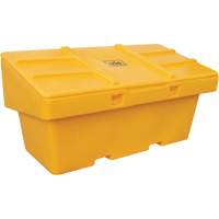 Salt Sand Container SOS, With Hasp, 72" x 36" x 36", 36 cu. Ft., Yellow Seagulf Marine Industries Inc.