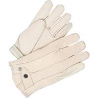 Gants classiques de cordeur, 10, Paume Cuir fleur de vache, Doubleure Molleton Seagulf Marine Industries Inc.