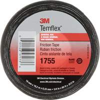 Temflex Cotton Friction Tape 1755, 19 mm (3/4") x 18.28 m (60'), Black Seagulf Marine Industries Inc.