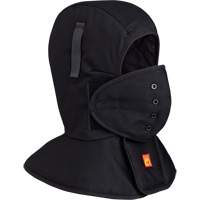 565A Flame Resistant Quilted Long Neck Hardhat Liner, Black, Cotton Seagulf Marine Industries Inc.