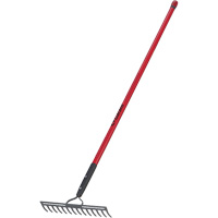 Level Rake, Fibreglass Handle, 14" W, Forged Steel Blade, 14 Tines Seagulf Marine Industries Inc.