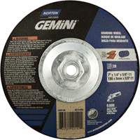 Gemini&reg; Saucer Wheel, 7" x 1/4", 5/8"-11 Arbor, Aluminum Oxide, Type 28 Seagulf Marine Industries Inc.