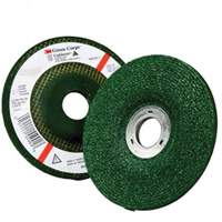 Green Corps Depressed Centre Wheel, 4-1/2" x 1/4", 7/8" Arbor, Aluminum Oxide, Type 27 Seagulf Marine Industries Inc.