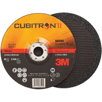 Cubitron II Depressed Centre Grinding Wheels, 4" x 1/4", 3/8" Arbor, Type 27 Seagulf Marine Industries Inc.
