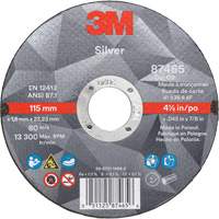 Silver Cut-Off Wheel, 4" x 0.035", 1/4" Arbor, Type 1, Ceramic, 19100 RPM Seagulf Marine Industries Inc.
