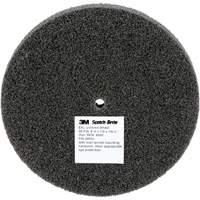 Meule unitaris&eacute;e EXL Scotch-Brite, 5" x 1/2", Arbre de 1/4", Grain de Fin, Carbure de silicium Seagulf Marine Industries Inc.