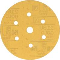 Hookit Dust-Free Sanding Disc, 6" Dia., P240 Grit, Aluminum Oxide, A-Weight Seagulf Marine Industries Inc.