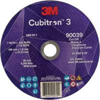 Cubitron 3 Cut-Off Wheel, 7" x 0.09", 7/8" Arbor, Type T27, Ceramic, 8500 RPM Seagulf Marine Industries Inc.