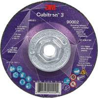 Cubitron 3 Depressed Centre Grinding Wheel, 4-1/2" x 1/4", 5/8"-11 Arbor, Ceramic, Type T27 Seagulf Marine Industries Inc.