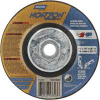 NorZon Plus SGZ CA Grinding & Cutting Wheel, 4-1/2" x 1/8", 5/8"-11 Arbor, Type 27, Ceramic Alumina Seagulf Marine Industries Inc.