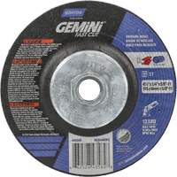 Gemini Grinding Wheel, 4-1/2" x 1/4", 5/8"-11 Arbor, Aluminum Oxide, Type 27 Seagulf Marine Industries Inc.