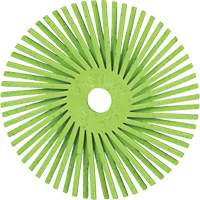 Brosse radiale en soies de pr&eacute;cision type A PN-RB Scotch-Brite , C&eacute;ramique, Grain 50+, 3" dia. Seagulf Marine Industries Inc.