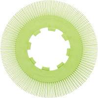 Brosse radiale en soies de pr&eacute;cision type S PN-RB sans adaptateur Scotch-Brite, C&eacute;ramique, Grain 50+, 8" dia. Seagulf Marine Industries Inc.