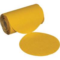 Stikit No Hole Gold Abrasive Disc Roll, 6" Dia., 220 Grit, Aluminum Oxide Seagulf Marine Industries Inc.