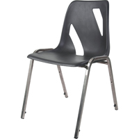 Chaise empilable, Vinyle, Hauteur 31", Capacit&eacute; 275 lb, Noir Seagulf Marine Industries Inc.