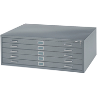 Steel Plan Files, 5 Drawers, 40-3/8" W x 29-3/8" D x 16-1/2" H Seagulf Marine Industries Inc.