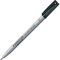Lumocolor&reg; Non Permanent Fine Tip Black Marker, Black, Fine Tip Seagulf Marine Industries Inc.