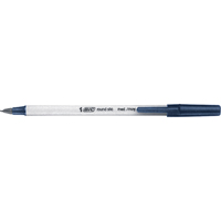 Bic&reg; Round Stic Ball Point Pen, Blue, 0.8 mm Seagulf Marine Industries Inc.