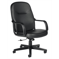 Office Chairs, Leather, Black Seagulf Marine Industries Inc.