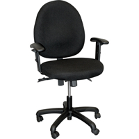 Chaise de dactylo ergonomique avec dossier moyen de s&eacute;rie 900, &agrave; dessin, Ajustable Hauteur, Capacit&eacute; 250 lb Seagulf Marine Industries Inc.