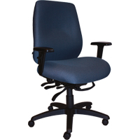 Chaises ergonomiques robustes Cierra , Tissu, Bleu, Capacit&eacute; 400 lb Seagulf Marine Industries Inc.
