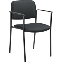 Stacking Chairs, Fabric, 32" High, 300 lbs. Capacity, Charcoal Seagulf Marine Industries Inc.