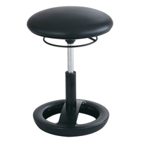 Twixt Ergonomic Chair, Stationary, Adjustable, 17" - 22", Polyester Mesh Seat, Black Seagulf Marine Industries Inc.