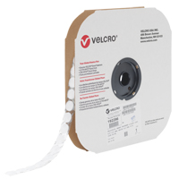 Attache Velcoin, Boucle, 3/4" dia., Adh&eacute;sif, Blanc Seagulf Marine Industries Inc.