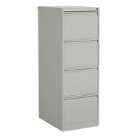 Vertical Filing Cabinet, Steel, 4 Drawers, 18-1/7" W x 25" D x 52" H, Grey Seagulf Marine Industries Inc.