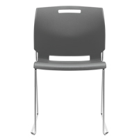 Chair, Plastic, 32-1/2" High, 300 lbs. Capacity, Grey Seagulf Marine Industries Inc.