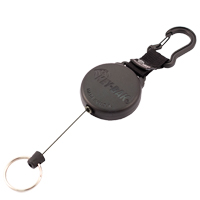 Securit Retractable Key Holder, Polycarbonate, 28" Cable, Carabiner Attachment Seagulf Marine Industries Inc.