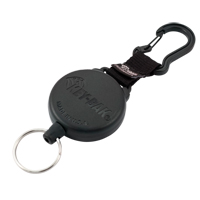 Securit Retractable Key Holder, Polycarbonate, 28" Cable, Carabiner Attachment Seagulf Marine Industries Inc.