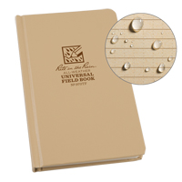 Bound Book, Hard Cover, Tan, 160 Pages, 4-5/8" W x 7-1/4" L Seagulf Marine Industries Inc.
